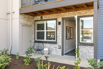 Private balcony or patio